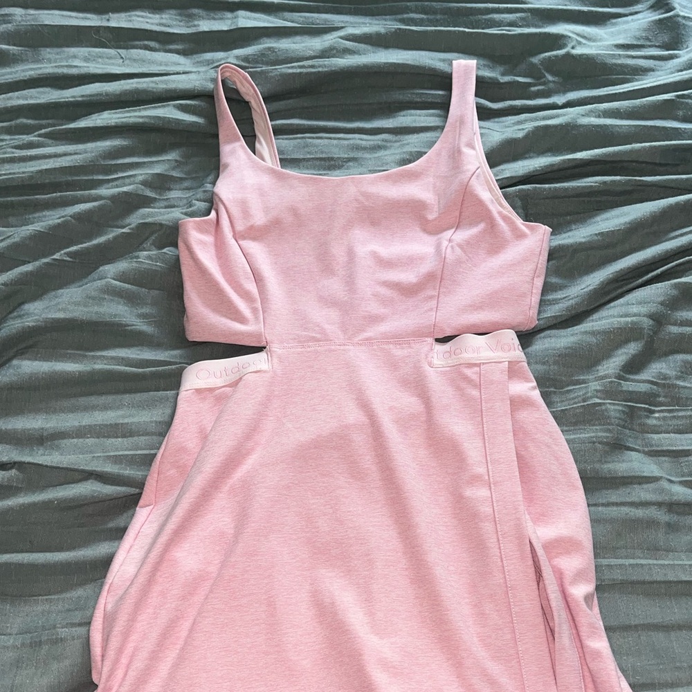 Outdoor Voices Court Exercise Dress in Pink